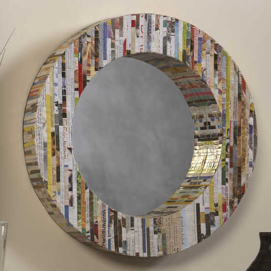 Mirror Frames Made Out Of Magazines